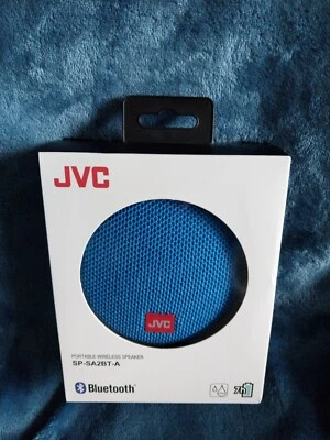 JVC Portable Wireless Bluetooth 5.0 Waterproof Speaker NEW (Blue) - Image 1 of 4