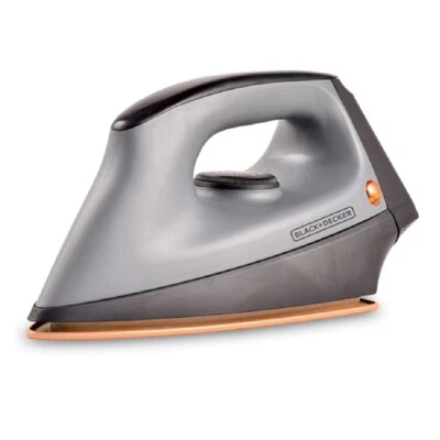 New Black+Decker BXIR1102IN, 1100-Watt, Heavy Weight 1.7kgs Dry Iron- Free Post - Image 1 of 4