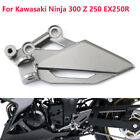 Front Foot Peg Pedal Mount Bracket For Kawasaki Ninja 300 Z 250 EX250R VERSYS