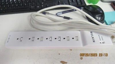 Belkin BE107200-06 7-Outlet Surge Protector Power Strip - Image 1 of 4