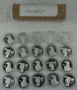 1983-S Olympic Proof Silver Dollar Roll 20 Coins US Mint Commemorative $1 - Picture 1 of 6