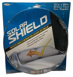 Solar Shield Vehicle Sunshade 25" X 28" Regular Size 2 Count Dual Shades - Picture 1 of 4