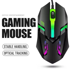๐ฎ ITLY M01 LED Gaming Mouse USB Wired RGB Backlit For PC Laptop Computer - Picture 1 of 7