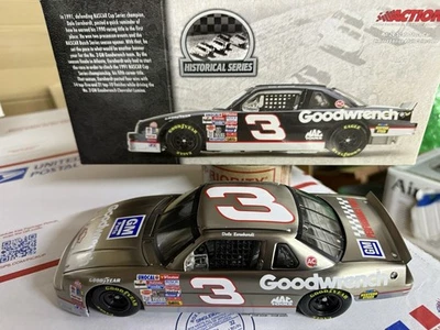 Dale Earnhardt 1991 # 3 Goodwrench GM Dealers Lumina Historical METAL ESCOVADO - Imagem 1 de 4