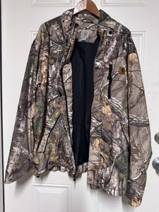 Carhartt Realtree Camo Shoreline Jacket 101090 Hunting Outdoors - Picture 1 of 14