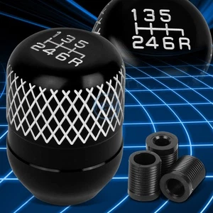 M8/M10/M12 Heavy Weight MT/Manual Transmission 6-Speed Gear Shift Knob Black - Imagen 1 de 5