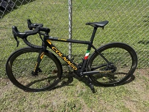 Colnago C64 Disk 45s Full Carbon Fiber Road Bike w/ Bora WTO Carbon Wheels - Picture 1 of 18