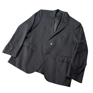 Hugo Boss Guabello 42 S Wool Black Sport Coat Jacket Super 120 Italy Lithuania - Picture 1 of 9