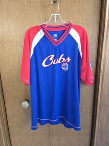 Camiseta deportiva azul True Fan XL genuina de béisbol de las Grandes Ligas de los Chicago Cubs - Imagen 1 de 5