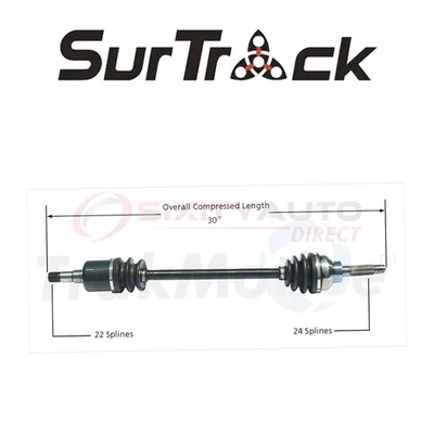SurTrack CV Axle Shaft for 1993-2000 Subaru Impreza 1.8L 2.2L 2.5L H4 - cd Foto 1 de 4