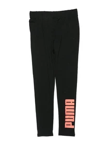 Puma Girls Black Track Pants 7 - Picture 1 of 2