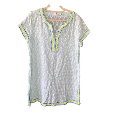 Vineyard Vines Womens Size XL Cotton Beach Swim Pullover Cover Up Travel Dress - Image 1 of 4