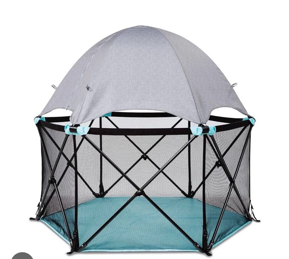 Tienda de campaña de verano para bebé al aire libre con bolsa de transporte Foto 1 de 1