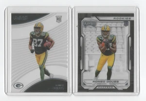 Romeo Doubs 2022 Chronicles Clear Vision & Momentum RC 2 card lot w/sleeve - Picture 1 of 2