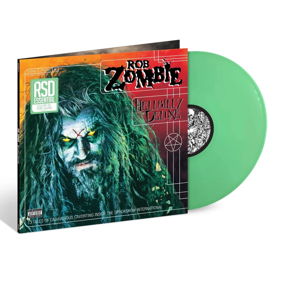 Rob Zombie – Hellbilly Deluxe - 180g LP Glow In The Dark Vinyl – RSD Essential - Image 1 of 1