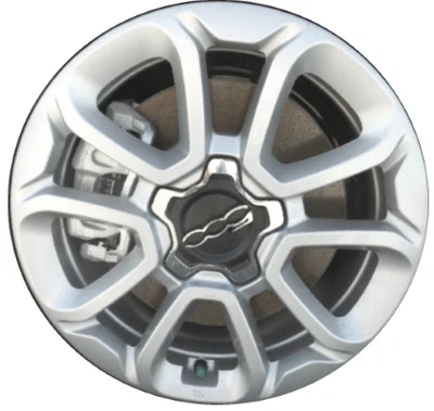 Llanta 16" Fiat 500x de fábrica OEM ALYFZ097 2017-2018 plateada Foto 1 de 2