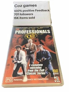 The Professionals Most Dangerous CI5 Missions DVD Region 4 MARTIN SHAW 4 EPS - Picture 1 of 3