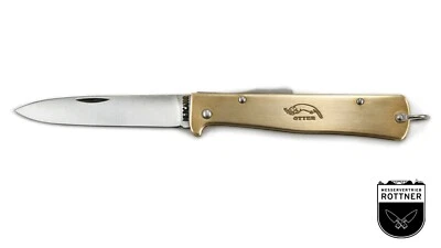 Otter Mercator Messing Taschenmesser Outdoormesser Klappmesser Messer Solingen