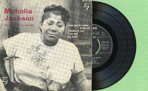 MAHALIA JACKSON / Jesus Met The ... PHILIPS 429.075 BE Pres Holland 195? EP VG+ - Picture 1 of 5
