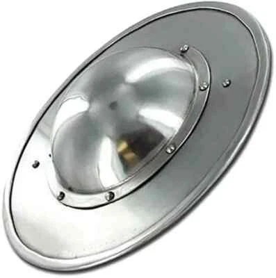 Medieval Steel Archers Combat Buckler Shield 12" Rustic Home Decor - Image 1 of 3