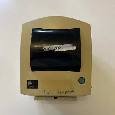 Zebra LP2844 Direct Thermal Label Printer Untested No Cord - Image 1 of 4