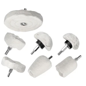 Cloth Polishing Buffing Pad Mop Wheel Car Polisher Kit for Drill Abrasive Tool - Picture 1 of 12