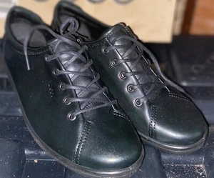 New ECCO Derby Noir Soft II women’s lace up shoes flats UK 8 EU 42 - Picture 1 of 9
