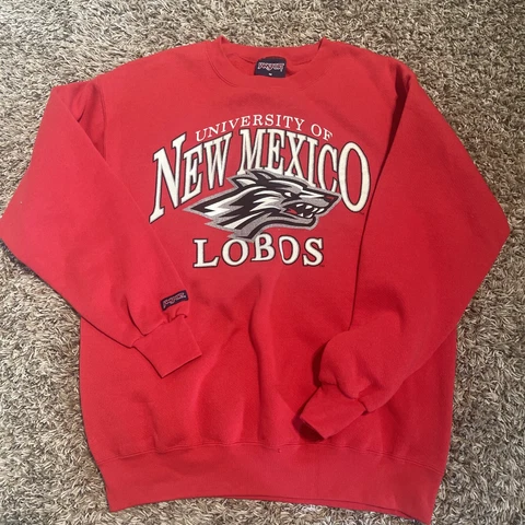 Vintage University of New Mexico Lobos Crewneck Sweatshirt Size Jansport Cover