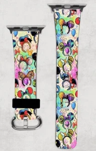 Disney Mickey Ears Characters Apple Watch Band NEW 38/40/41 & 42/44/45 Chip Dale - Picture 1 of 1