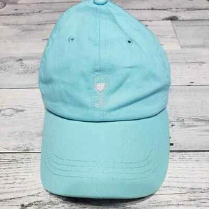 NWOT Body Rags Women's Adjustable Baseball Cap Wine Glass Half Full Blue OS - Picture 1 of 5