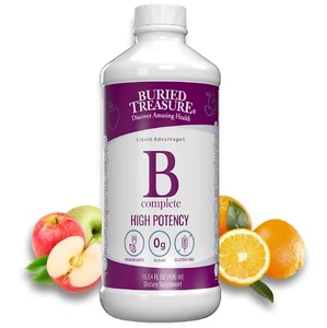 Buried Treasure B Complete High Potency B Complex Adrenal Support - Picture 1 of 7