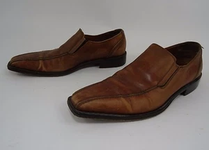 Vero Cuoio Mens Dress Shoes Brown Leather Italy size 44 - Picture 1 of 11