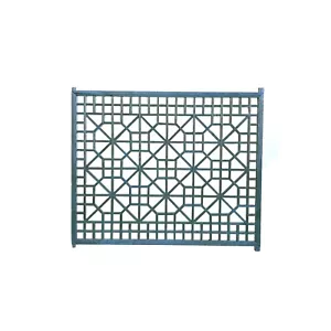 Pannello parete legno geometrico griglia grigio blu rustico vintage ws4554 - Foto 1 di 7