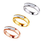 Gold Anniversary & Wedding Band Ring 3/4 Ct Princess Cut Natural Diamond 14K