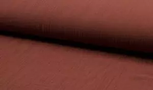 Bambino Doble Gasa Muselina Tejido Polvoso Terracota - Imagen 1 de 1