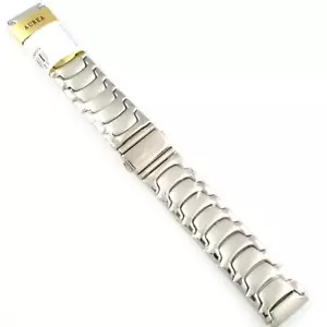 MORELLATO STEEL STRAP BUTTON CLOSURE STAINLESS STELL WATCH BAND 18mm - Picture 1 of 2