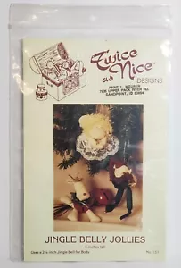 Twice As Nice 6" Alto Jingle Belly Jollies #157 Modello Artigianale e Istruzioni - Foto 1 di 2