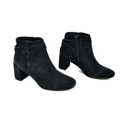 Taryn by Taryn Rose “Heather” Black Suede Boots Size 7.5 B - Image 1 of 4