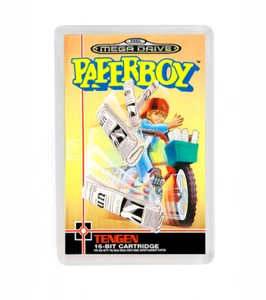 PAPERBOY SEGA MEGA DRIVE FRIDGE MAGNET IMAN NEVERA - Imagen 1 de 1