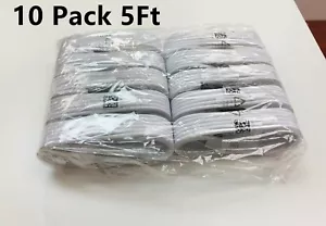10-Pack OEM MICRO USB FAST CHARGING CABLE CORD SYNC FOR ANDROID CELL PHONE 5FT - Picture 1 of 3