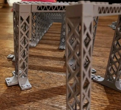 NYC Elevated Train LEGO compatible train set supports For Sets 10194 60098 60197 - Image 1 of 4