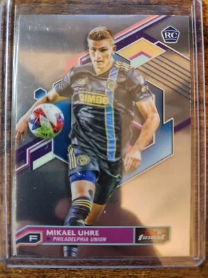 2023 Topps Finest MLS Mikael Uhre Rookie RC #90 Philadelphia Union - Image 1 of 2