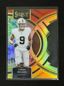 Tyree Wilson (RC) 2023 Select Premier Red/Yellow Die-Cut Prizm #119 RAIDERS - Picture 1 of 2
