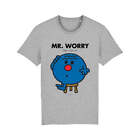 Mr Men T-Shirt Mr Worry Printed Graphc Tee Childrens Unisex Short Sleeve Top