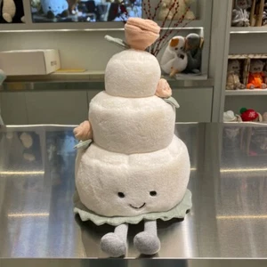 Jellycat Amuseable Wedding Three Layer Cake Toy Birthdays Cute Cake For Children - Picture 1 of 7