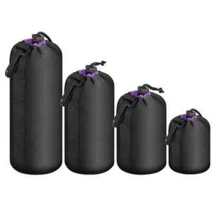 4pcs Waterproof DSLR Soft Camera Lens Pouch Protector Cover Bag Case Set - Picture 1 of 13
