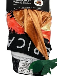 NWT AMERICAN EAGLE Costume Pouch Boxer Brief Sz XS-S-M-L-XL Orange Palm Tree #34 - Picture 1 of 13
