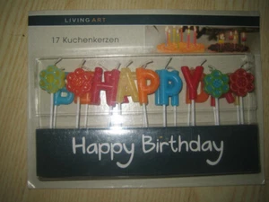 Kindergeburtstags - Deko Kerzen, Luftballon, Girlande!NEU - Bild 1 von 8