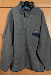 Patagonia Synchilla Snap-T Pullover Fleece Sweater Jacket Gray Men’s Size XXL - Picture 1 of 10