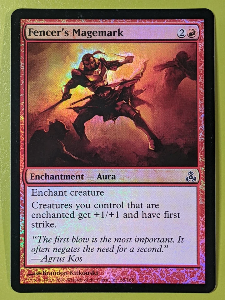 FOIL Fencer's Magemark x1 Guildpact 1x Magic the Gathering MTG - Image 1 of 1